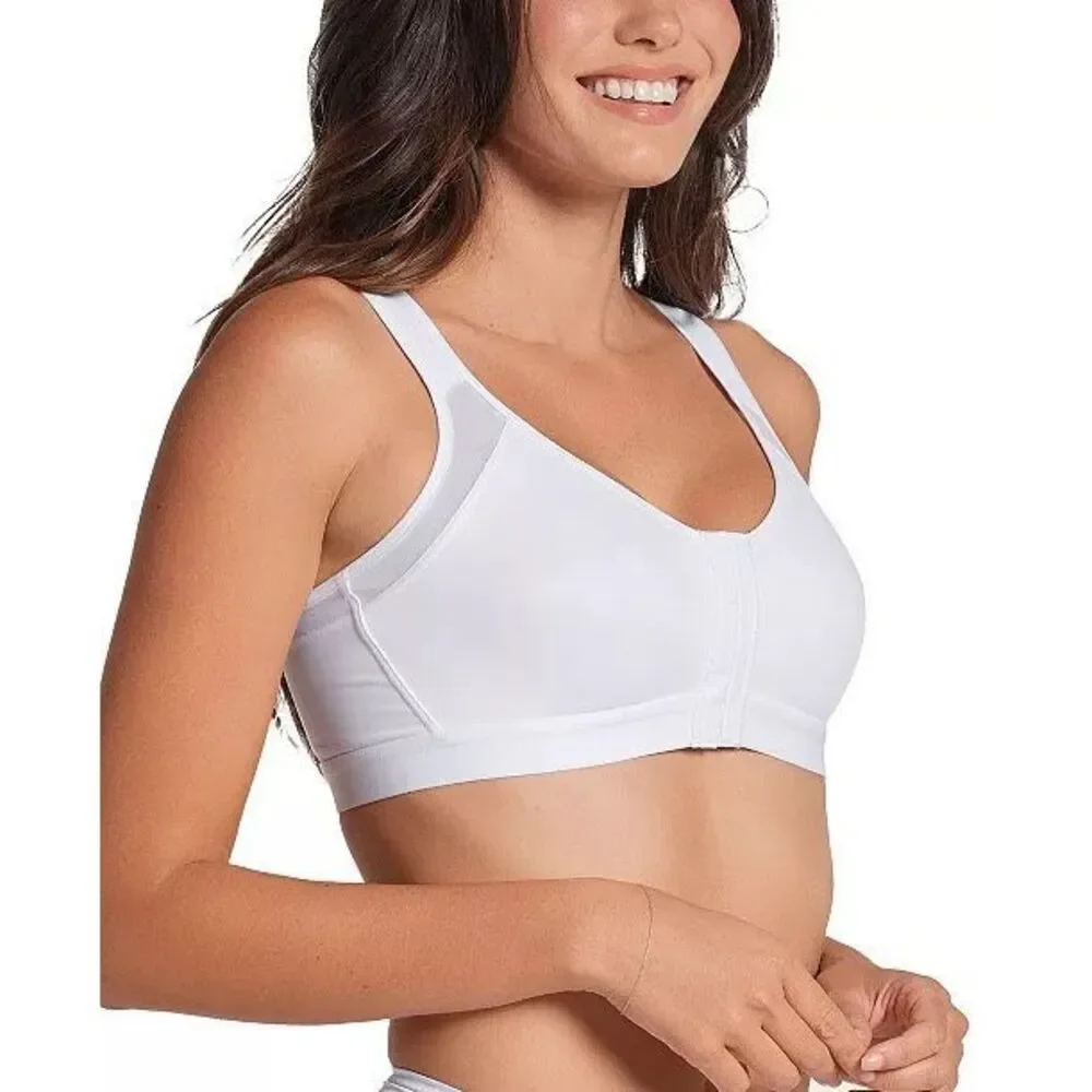 Leonisa NWT Multi Functional Back Support Posture Corrector Wireless Bra White 4